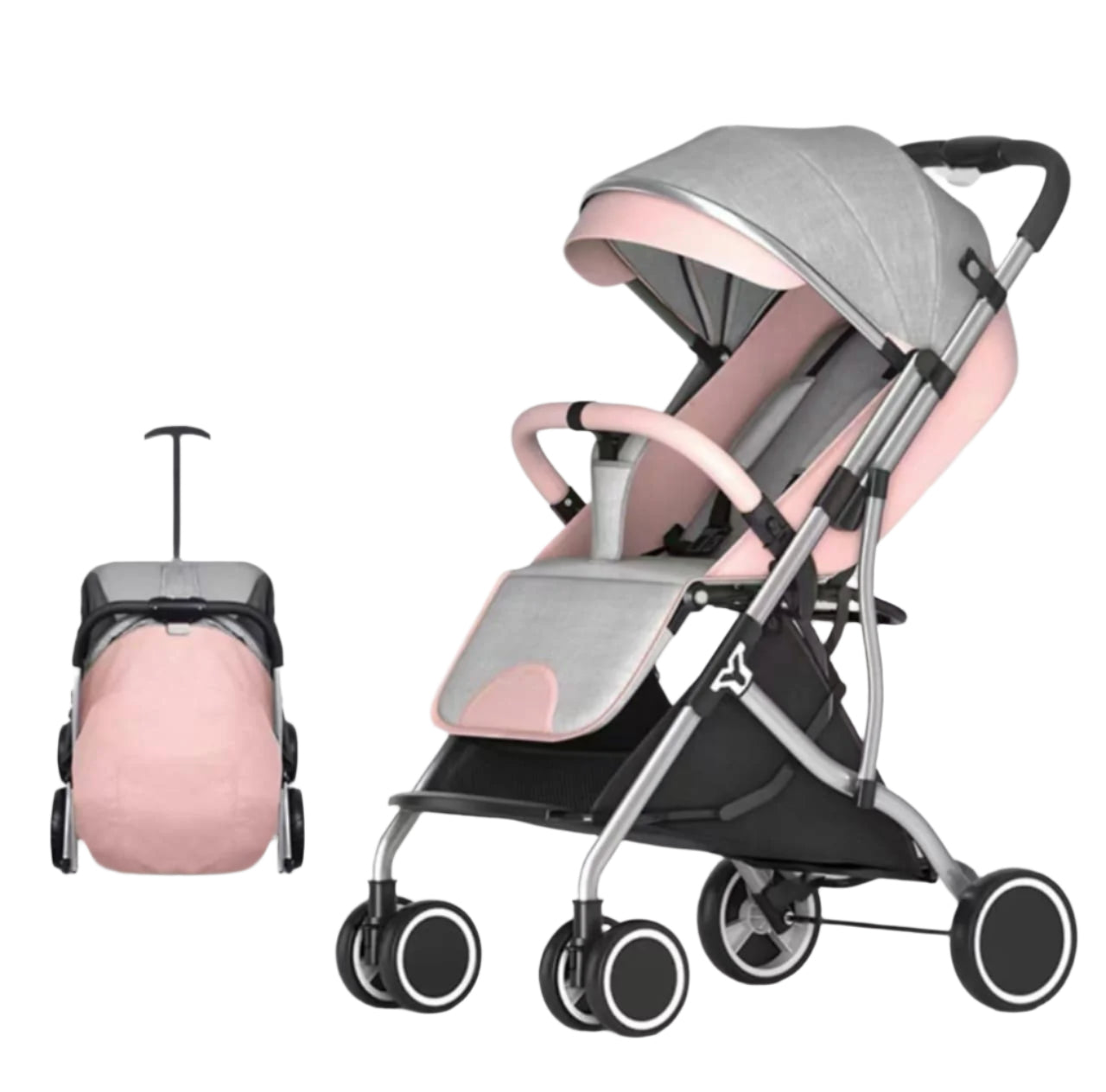 Premium Lightweight Foldable Baby Stroller | عربة أطفال قابلة للطي خفيفة الوزن - Image 3