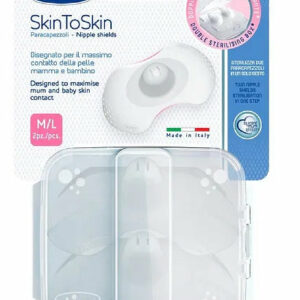 Chicco SkintToSkin Silicone Nipple Shield S/M