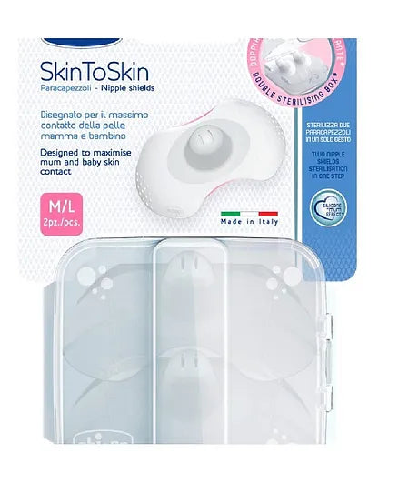 Chicco SkintToSkin Silicone Nipple Shield S/M