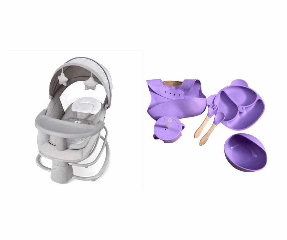 Mastela Baby Bouncer 4 in 1 & طقم سيليكون - Image 6