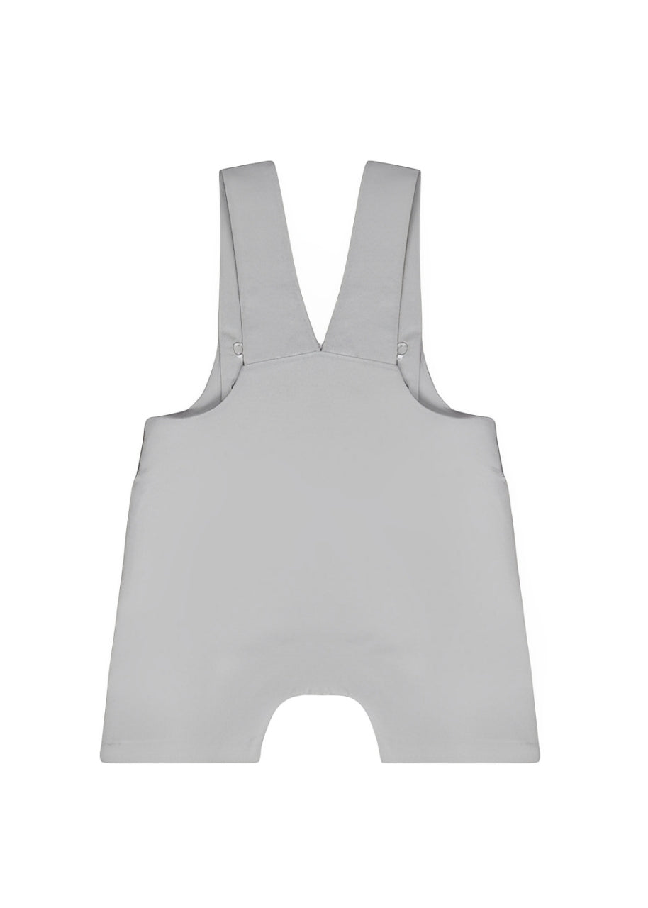 Junior Rouned Printed Jumpsuit Baby Boy -Blue,Gray - Image 6