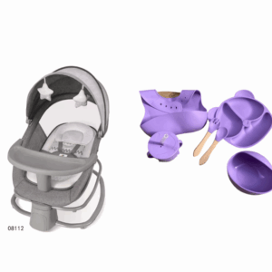 Mastela Baby Bouncer 4 in 1 & طقم سيليكون
