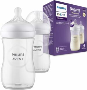 61rt1-_7Z0L._AC_UF894_1000_QL80-1.jpg Philips Avent Natural Response Bottle (1M+) 260ml- 2 Pack