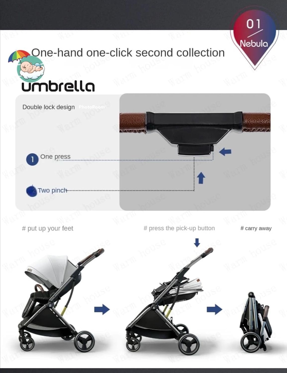 Umbrella stroller x9 - Image 3