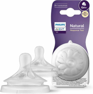 8720689012072-1-1.jpg Philips Avent Natural Response Nipple Flow 5 (6M+) - 2 Pack