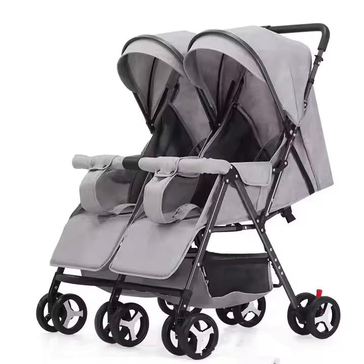 عربية بيبي توأم جمب بعض ذراع قلاب ABL-A6 | Baby Twin Side Carrier with Flip-Up Arms ABL-A6 - Image 4