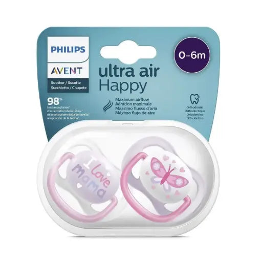 Philips Avent Pacifier Ortho Decorated 0-6m- 2Pack