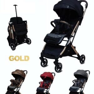 Burbay Baby Stroller Gold DM024
