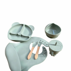 Silicone food set طقم طعام سيليكون ٦ قطع