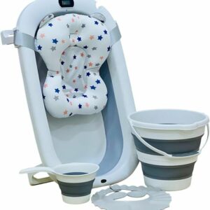 بانيو استحمام وجهاز كشف درجات الحرارة للاطفال 5 في 1