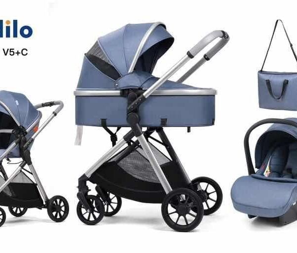 Kidilo V5+Car Seat Baby Stroller عربة الأطفال مع مقعد السيارة