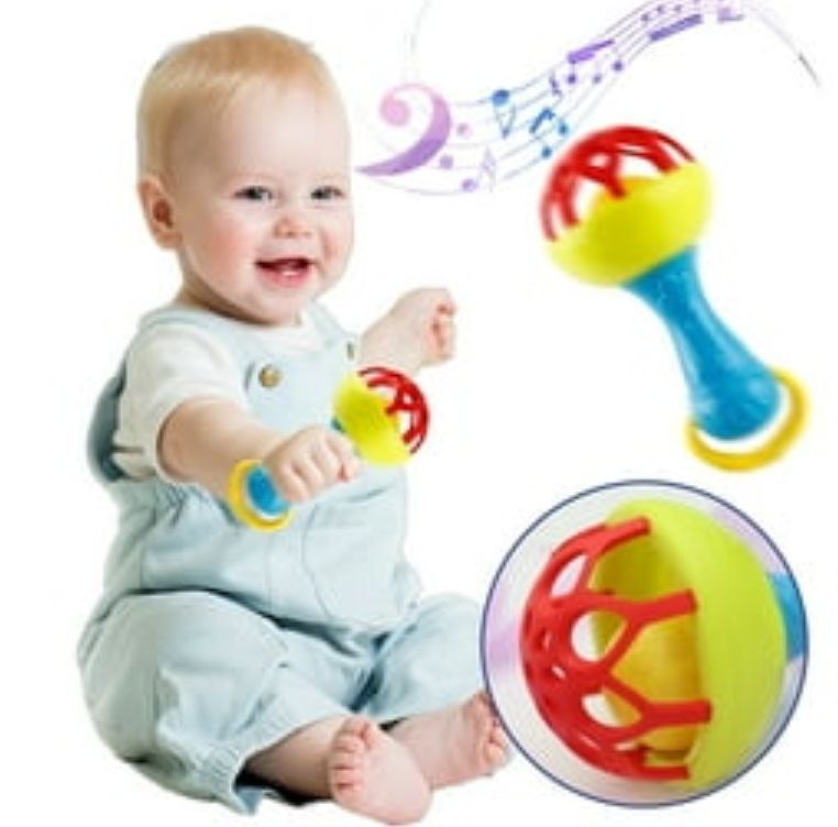 كورة شخليلة وعضاضة سيليكون للأطفال - Image 4