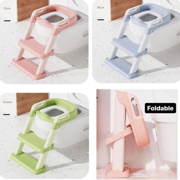 بوتي سيليكون بسلم - Potty Seat