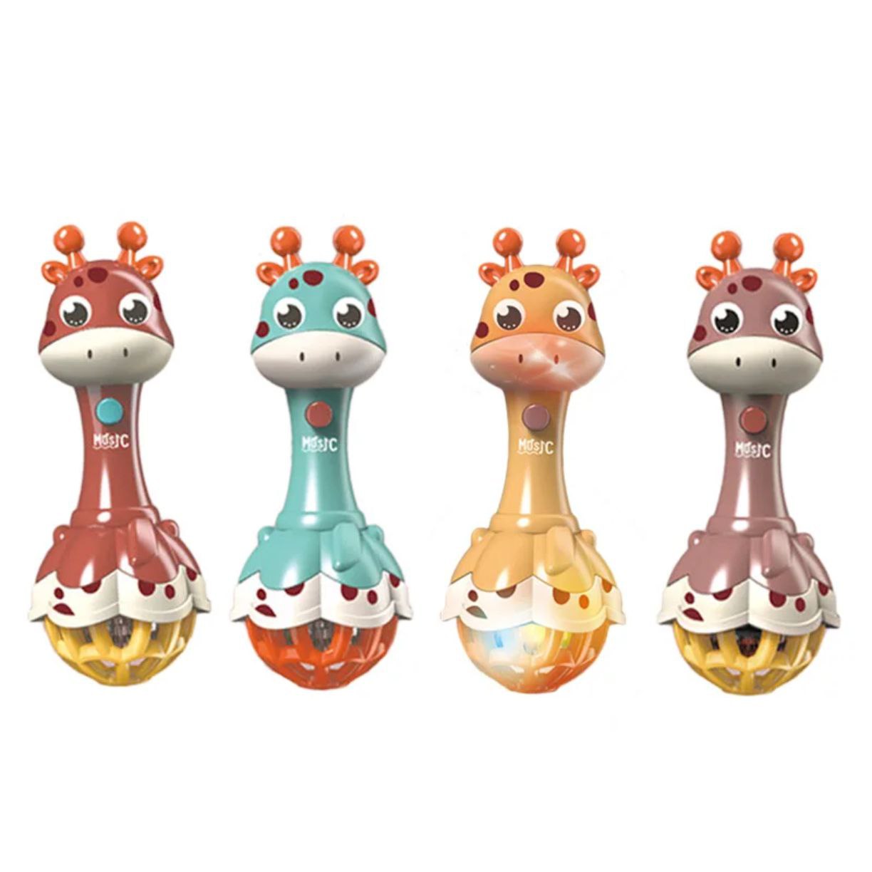 لعبة خشخيشة بيبي على شكل زرافة - Image 4