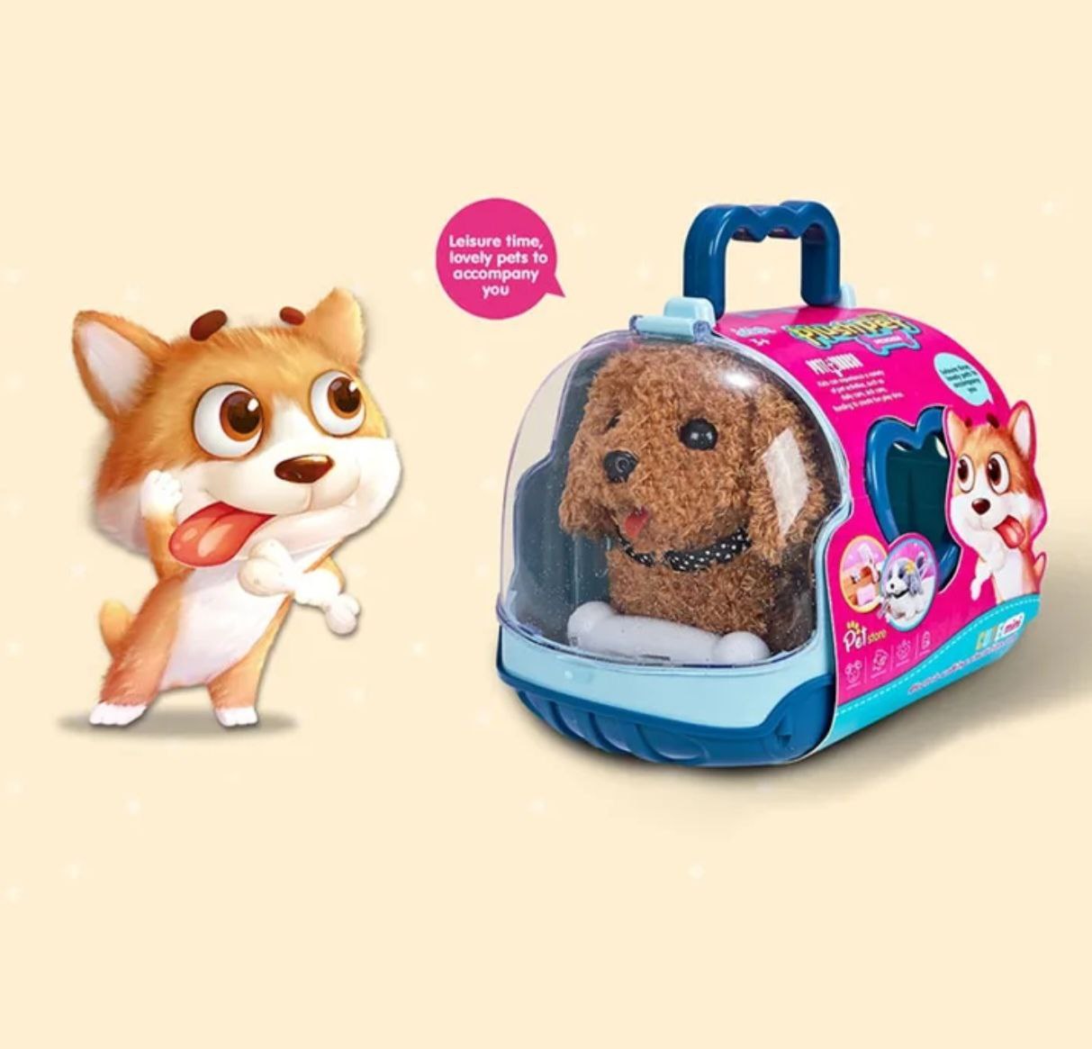 كلب محشو ناعم وآمن للأطفال - Image 3