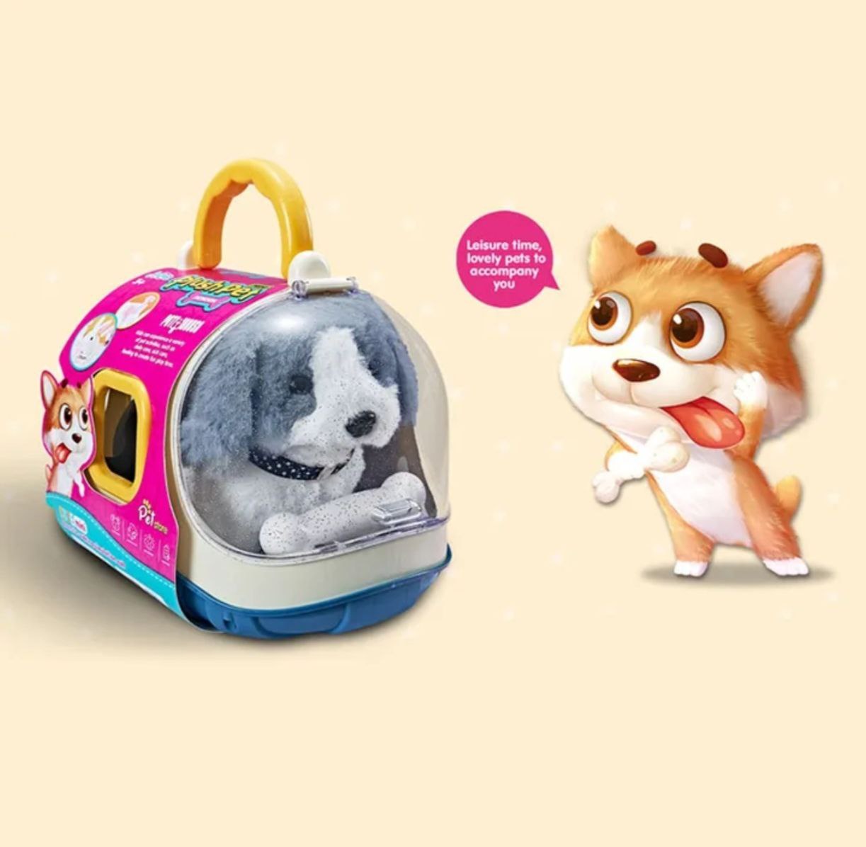 كلب محشو ناعم وآمن للأطفال - Image 2