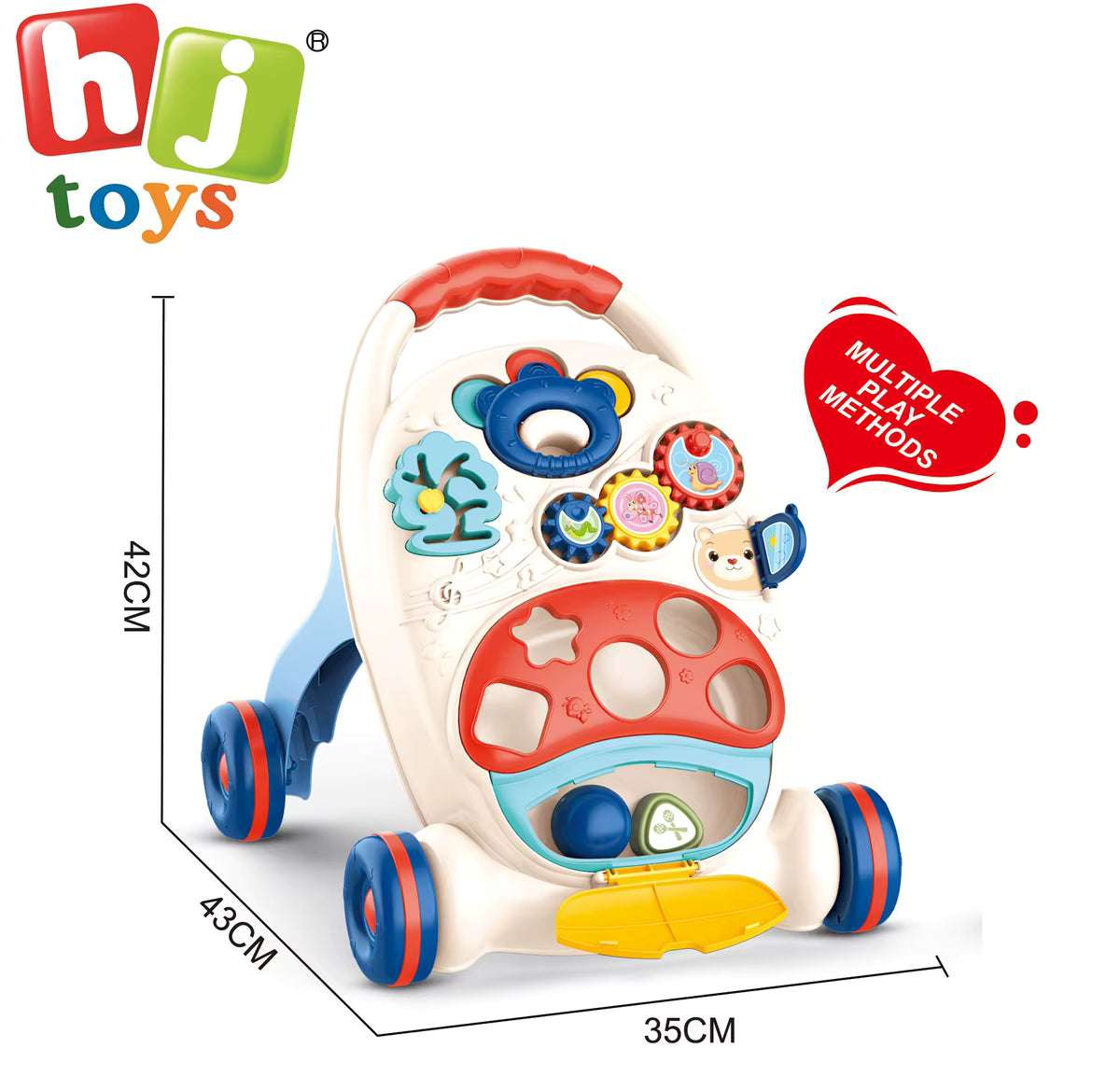 Baby Activity Walker Musical Baby Learning Walker - Image 6