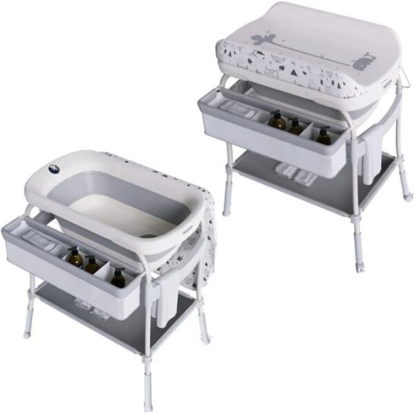 ترابيزه غيار و بانيو استحمام |
Baby bath stand & diaper changer
