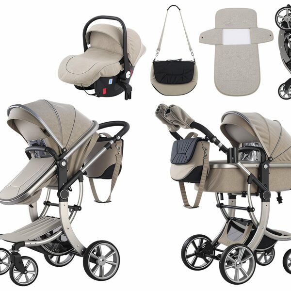 Kidilo Stroller G600 + Car seat | عربة أطفال كيديلو G600 + مقعد سيارة