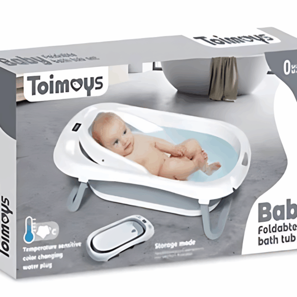 بانيو استحمام وجهاز كشف درجات الحرارة للاطفال 3 في 1