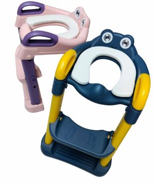 سلم بوتى عيون متبطن  - Potty Padded Seat with Frog Eye