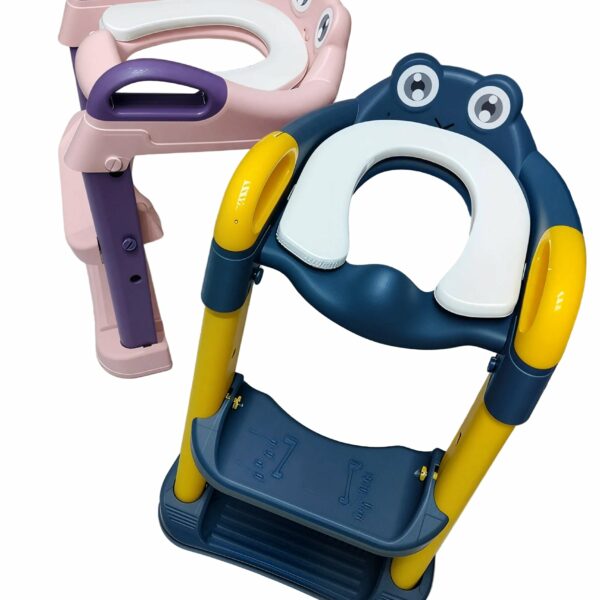 سلم بوتى عيون متبطن  - Potty Padded Seat with Frog Eye