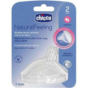 Chicco NATURAL FEELING NIPPLE +2 M 1 PCS