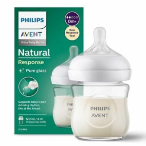 1_4.jpg Philips Avent Natural Response Bottle Glass (0M+)120ml- 1 Pack