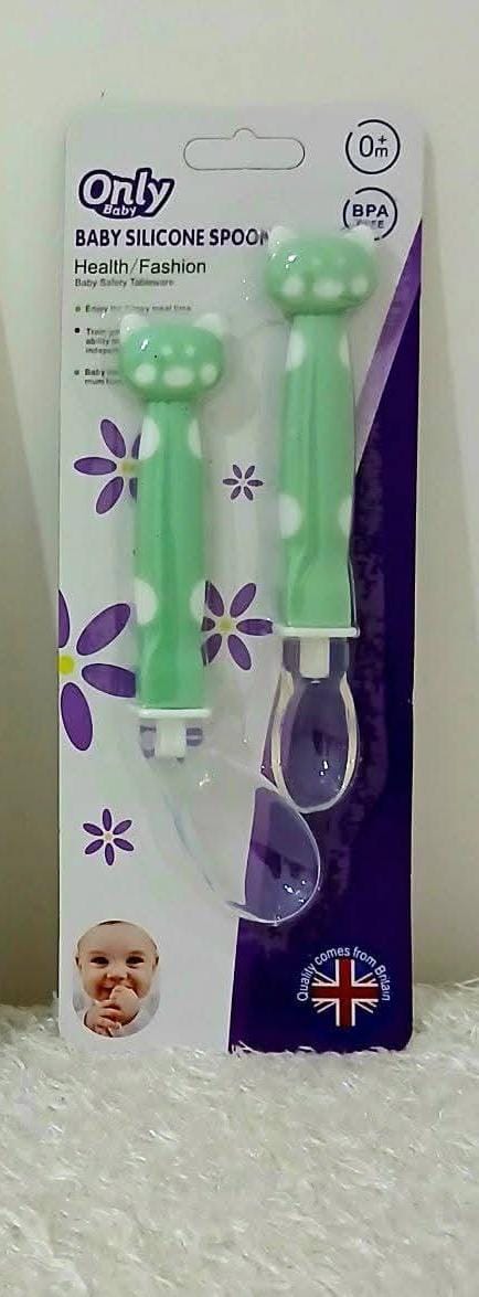 Only Soft Silicone Spoon 0M+ | ملعقة سيليكون ناعمة للأطفال من عمر 0 أشهر فما فوق اونلى