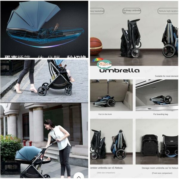 Travel system Umbrella stroller x9 + Car Seat