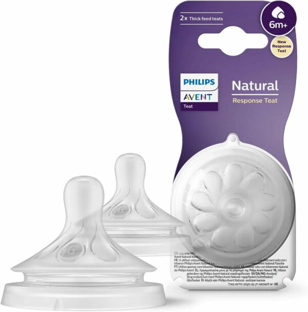 Philips Avent Natural Response Nipple Flow 5 (6M+) - 2 Pack