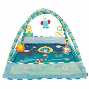 Baby-Play-Gym-Mat-with-15-Balls-Tiibaby-73158.jpg Baby Play Gym Green Owl Mat with 15 Balls Tiibaby 73158 | بساط لعب للأطفال على شكل بومة خضراء مع 15 كرة من Tiibaby