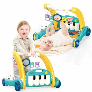 Green-8-avif_1.jpg 2 in 1 Multifunctional Baby Pedal Piano & Baby Walker - مشايه و بيانو