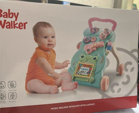 Baby Walker مشاية أطفال تعليمية 2 في 1 - Music & Activity Center