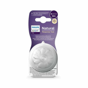 PhilipsAventNaturalResponseNipple2xFlow1Holes2pack0m.jpg Philips Avent Natural Response Nipple Flow 1 (0M) - 2 Pack