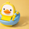 Baby potty with cover Duck face | بوتى بغطاء وجه بطه