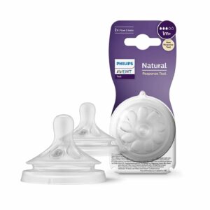 Philips  Avent Natural Response Nipple Flow 3 (1M+) - 2 Pack