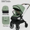 Kidilo Stroller with Mommy Bag + Foot Cover D900 | عربة أطفال من كيديلو مع حقيبة للأم وغطاء للقدمين