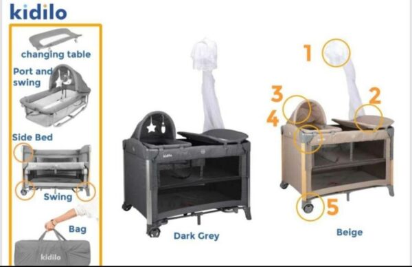 Kidilo Bed T703M | سرير كيديلو T-703M