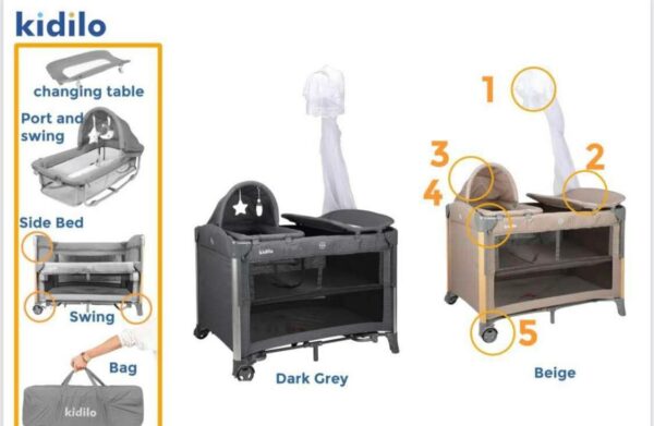 Kidilo Bed T703M | سرير كيديلو T-703M