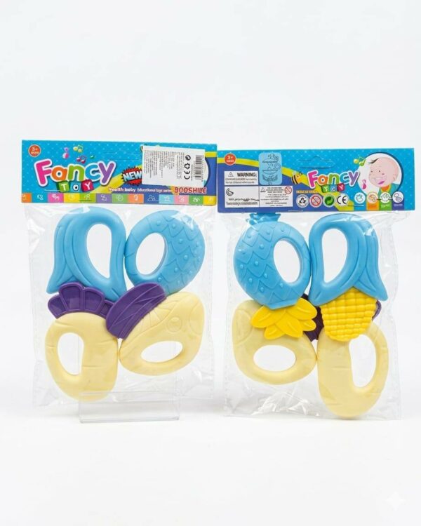 A set of teething rings 4*1 | مجموعه شخاليل عضاضه ٤*١