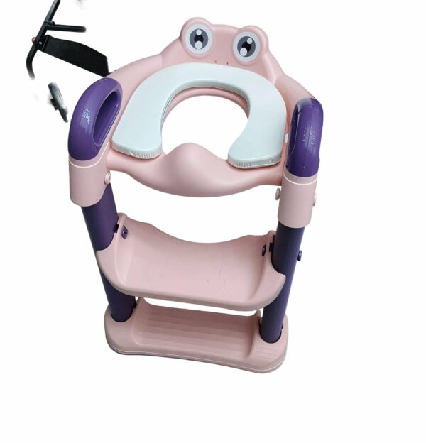 سلم بوتى عيون متبطن  - Potty Padded Seat with Frog Eye