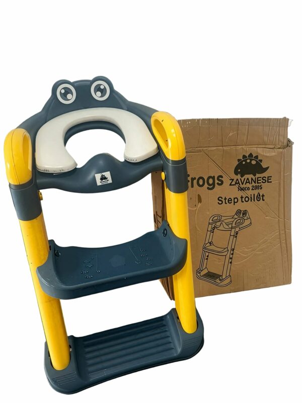 سلم بوتى عيون متبطن  - Potty Padded Seat with Frog Eye