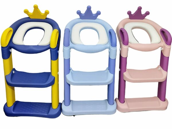 سلم بوتى تاج متبطن  - Potty Padded Seat with Crown