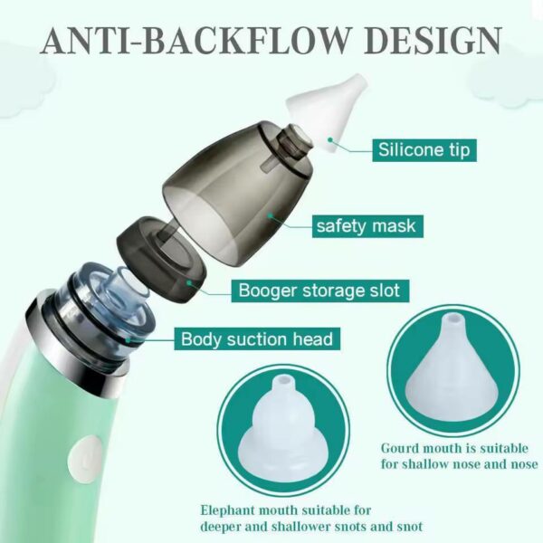 Baby Mucus Aspirator (Rechargeable) | شفاط مخاط للبيبى شحن