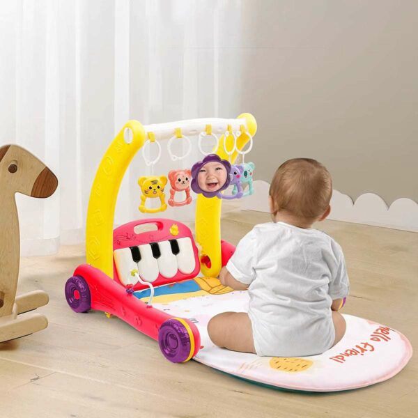 2 in 1 Multifunctional Baby Pedal Piano & Baby Walker - مشايه و بيانو