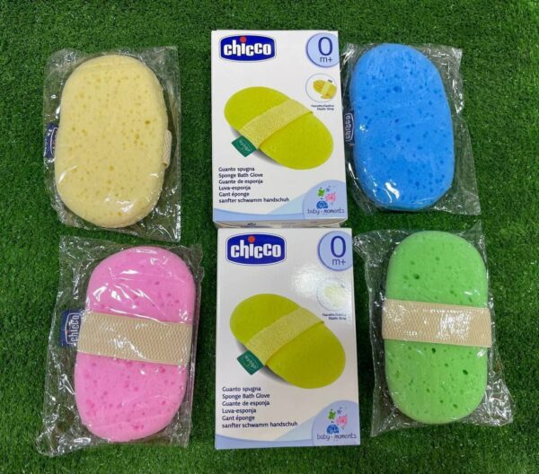 Chicco Baby Jem Sponge Bath Glove | ليفة استحمام شيكو