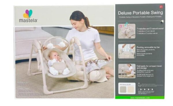 Mastela Portable Swing | أرجوحة ماستيلا ديلوكس المحمولة